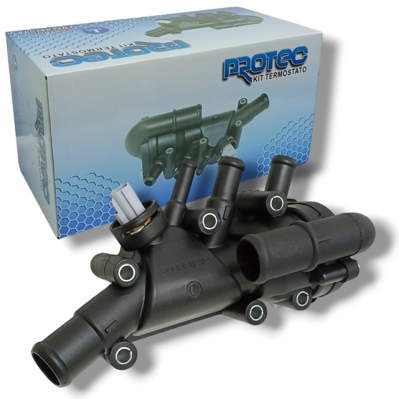Porta termostato Ford Ka Fiesta Ecosport Focus 1.6 8v Rocam PLASTICO