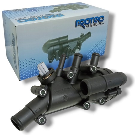 Porta termostato Ford Ka Fiesta Ecosport Focus 1.6 8v Rocam PLASTICO