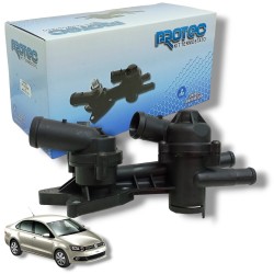 Porta Termostato Agua Vw Polo Indio 1.6 16v 2017 Golf Mk7