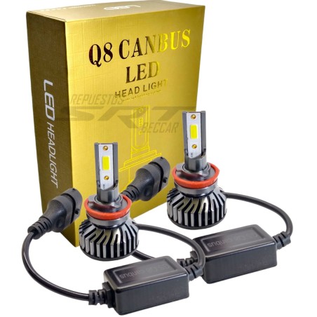 Kit Cree Led Smart Q8 H11 Cambus Alta Gama